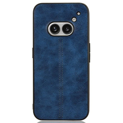 For Nothing Phone (2a) Cell Phone Case Cowhide Texture Shock Absorbing Protection Cover