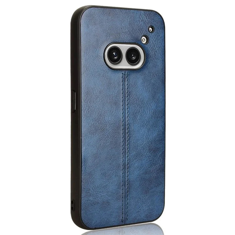 For Nothing Phone (2a) Cell Phone Case Cowhide Texture Shock Absorbing Protection Cover