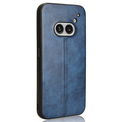 For Nothing Phone (2a) Cell Phone Case Cowhide Texture Shock Absorbing Protection Cover