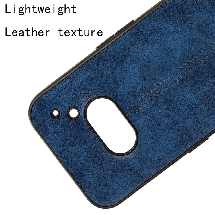 For Nothing Phone (2a) Cell Phone Case Cowhide Texture Shock Absorbing Protection Cover
