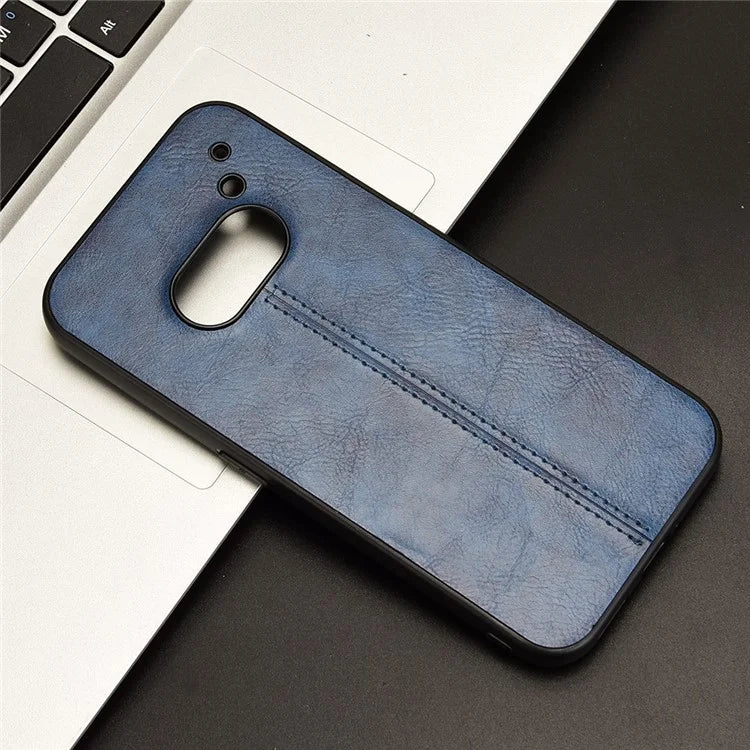 For Nothing Phone (2a) Cell Phone Case Cowhide Texture Shock Absorbing Protection Cover