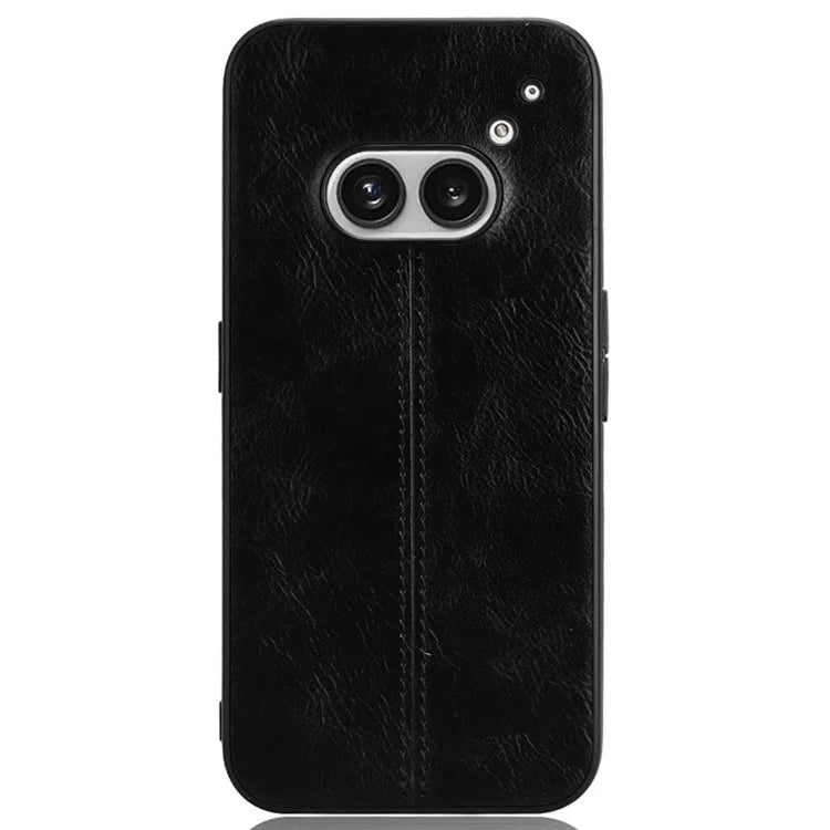 For Nothing Phone (2a) Cell Phone Case Cowhide Texture Shock Absorbing Protection Cover