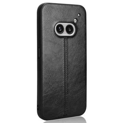 For Nothing Phone (2a) Cell Phone Case Cowhide Texture Shock Absorbing Protection Cover