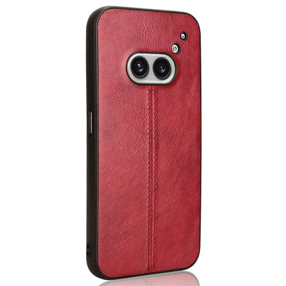 For Nothing Phone (2a) Cell Phone Case Cowhide Texture Shock Absorbing Protection Cover