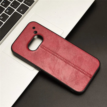 For Nothing Phone (2a) Cell Phone Case Cowhide Texture Shock Absorbing Protection Cover