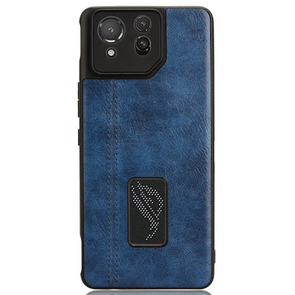 For Asus ROG Phone 8 5G / Phone 8 Pro 5G Case Stitching Line Cowhide Texture Anti-scratch Phone Cover