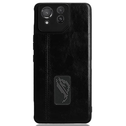 For Asus ROG Phone 8 5G / Phone 8 Pro 5G Case Stitching Line Cowhide Texture Anti-scratch Phone Cover