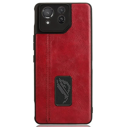 For Asus ROG Phone 8 5G / Phone 8 Pro 5G Case Stitching Line Cowhide Texture Anti-scratch Phone Cover
