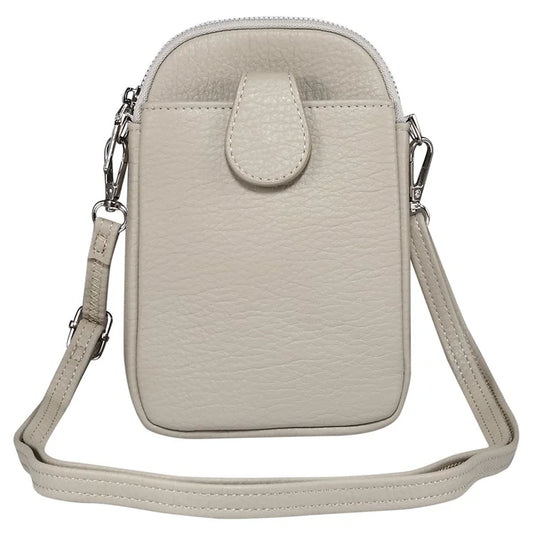 5.5 / 6.9 / 7.2 inch Leather Crossbody Bag Cell Phone Wallet Bag with Shoulder Strap