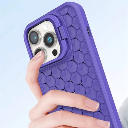For iPhone 12 Pro Max TPU Case Kickstand Heat Dissipation Phone Cover Compatible with MagSafe