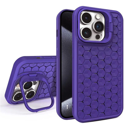 For iPhone 12 Pro Max TPU Case Kickstand Heat Dissipation Phone Cover Compatible with MagSafe