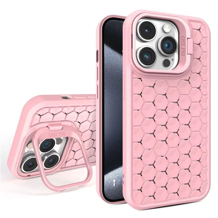 For iPhone 12 Pro Max TPU Case Kickstand Heat Dissipation Phone Cover Compatible with MagSafe