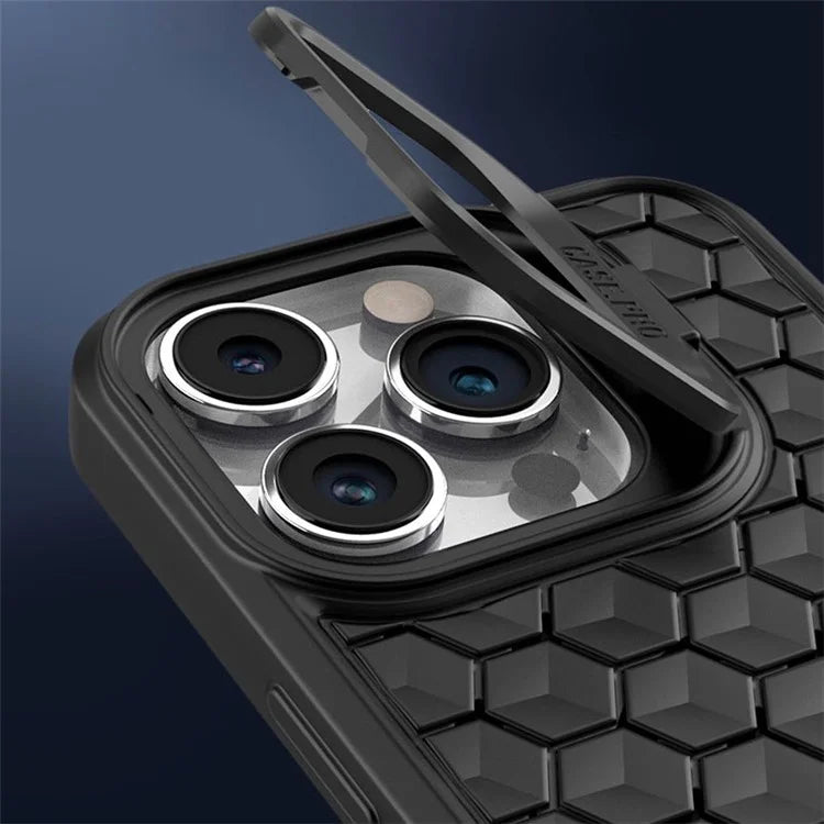 For iPhone 12 Pro Max TPU Case Kickstand Heat Dissipation Phone Cover Compatible with MagSafe