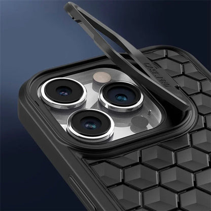 For iPhone 12 Pro Max TPU Case Kickstand Heat Dissipation Phone Cover Compatible with MagSafe