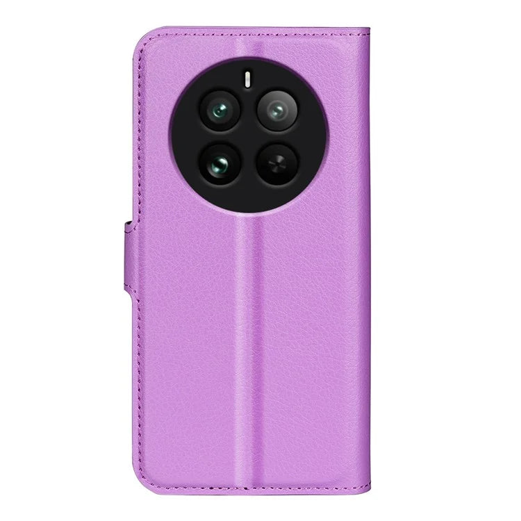 For Realme 12 Pro 5G / 12 Pro+ 5G Case Litchi Texture PU Leather Anti-Scratch Phone Cover