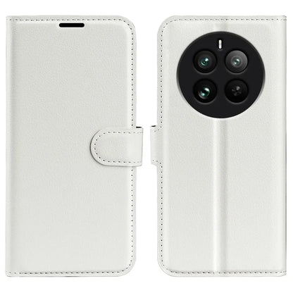 For Realme 12 Pro 5G / 12 Pro+ 5G Case Litchi Texture PU Leather Anti-Scratch Phone Cover