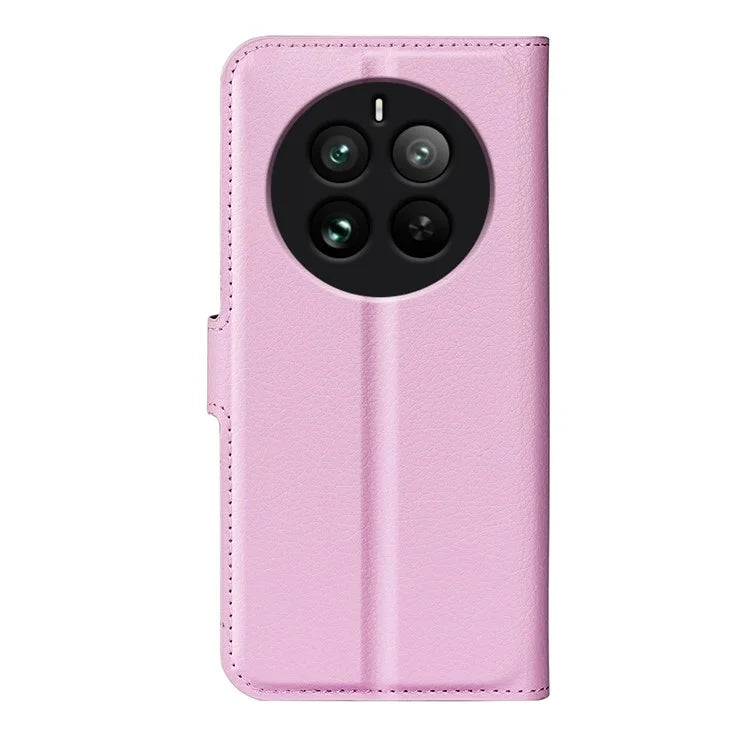 For Realme 12 Pro 5G / 12 Pro+ 5G Case Litchi Texture PU Leather Anti-Scratch Phone Cover