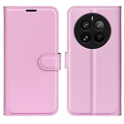 For Realme 12 Pro 5G / 12 Pro+ 5G Case Litchi Texture PU Leather Anti-Scratch Phone Cover