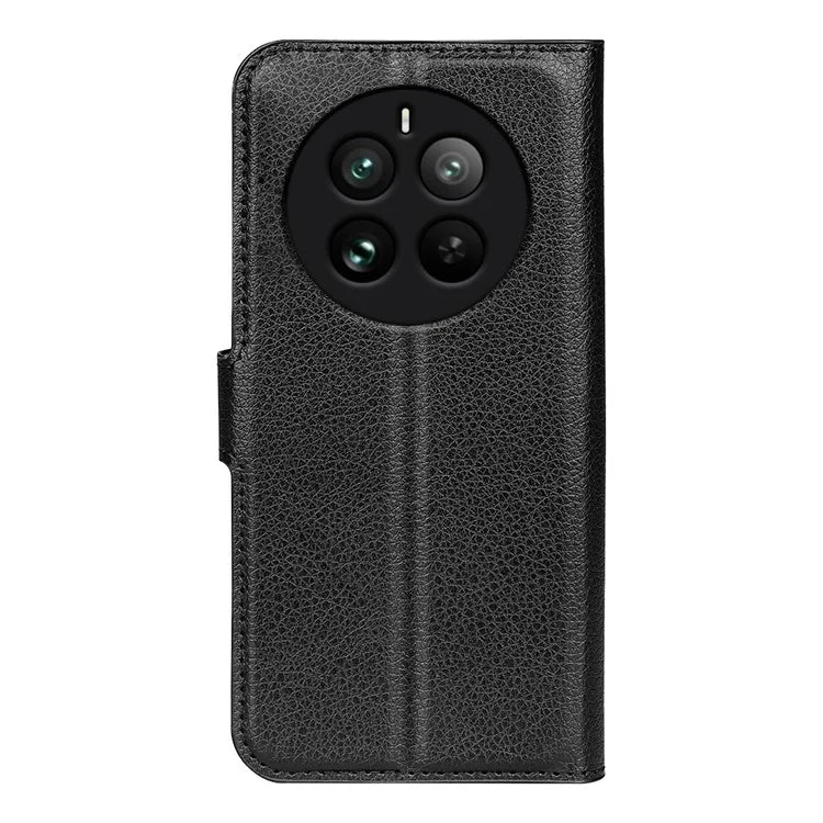 For Realme 12 Pro 5G / 12 Pro+ 5G Case Litchi Texture PU Leather Anti-Scratch Phone Cover