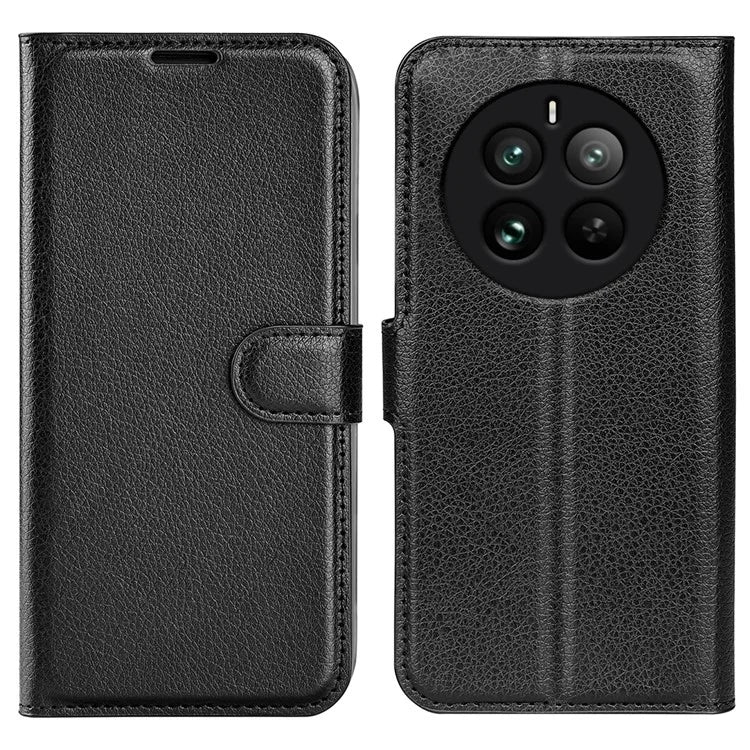 For Realme 12 Pro 5G / 12 Pro+ 5G Case Litchi Texture PU Leather Anti-Scratch Phone Cover