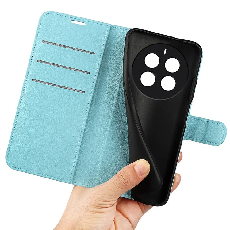 For Realme 12 Pro 5G / 12 Pro+ 5G Case Litchi Texture PU Leather Anti-Scratch Phone Cover