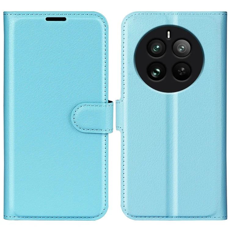 For Realme 12 Pro 5G / 12 Pro+ 5G Case Litchi Texture PU Leather Anti-Scratch Phone Cover