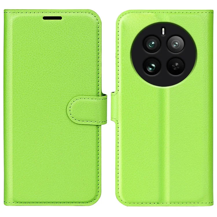 For Realme 12 Pro 5G / 12 Pro+ 5G Case Litchi Texture PU Leather Anti-Scratch Phone Cover