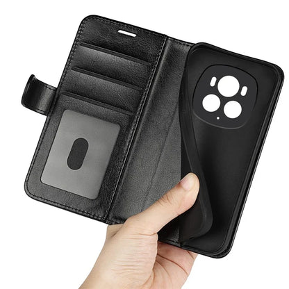 For Honor Magic6 Pro 5G Wallet Case Anti-Drop PU Leather Phone Cover