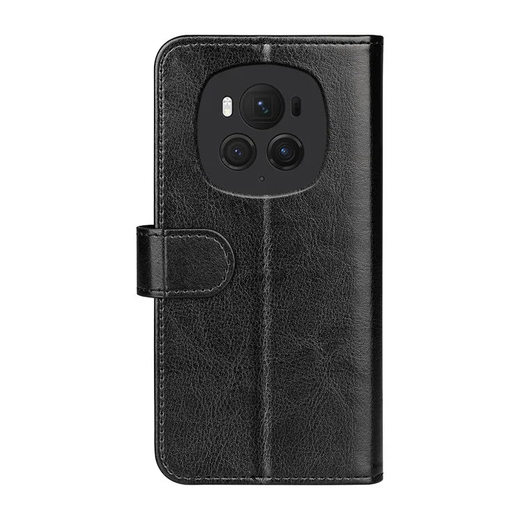 For Honor Magic6 Pro 5G Wallet Case Anti-Drop PU Leather Phone Cover