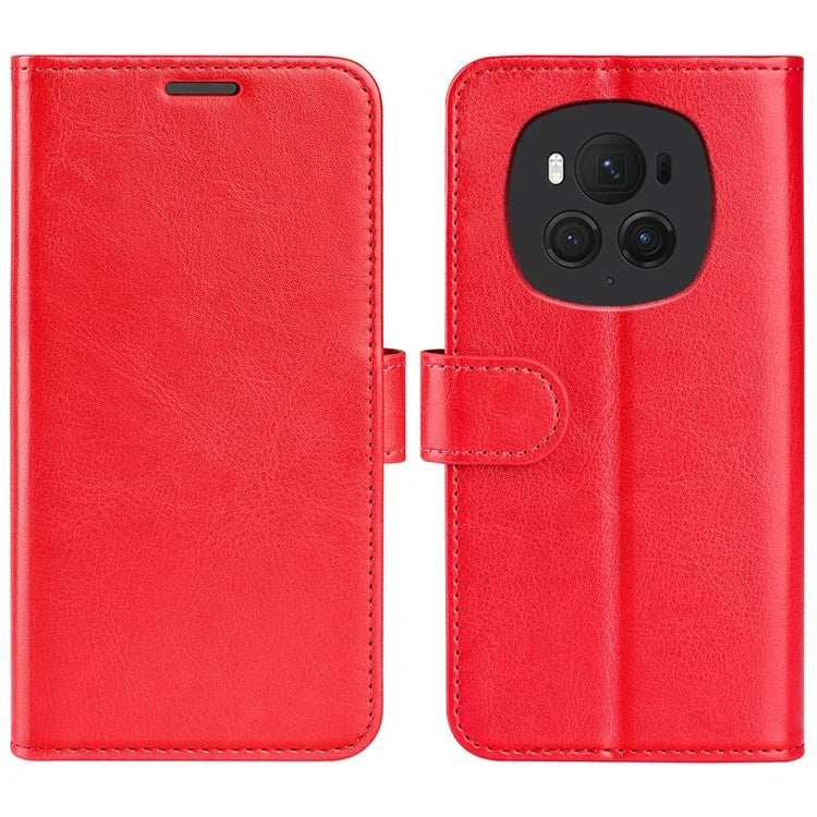 For Honor Magic6 Pro 5G Wallet Case Anti-Drop PU Leather Phone Cover