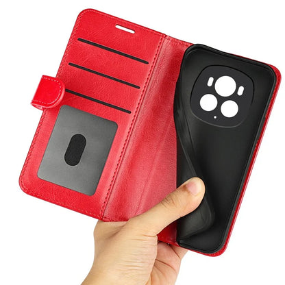 For Honor Magic6 Pro 5G Wallet Case Anti-Drop PU Leather Phone Cover