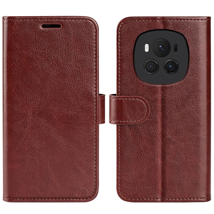For Honor Magic6 Pro 5G Wallet Case Anti-Drop PU Leather Phone Cover