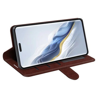 For Honor Magic6 Pro 5G Wallet Case Anti-Drop PU Leather Phone Cover