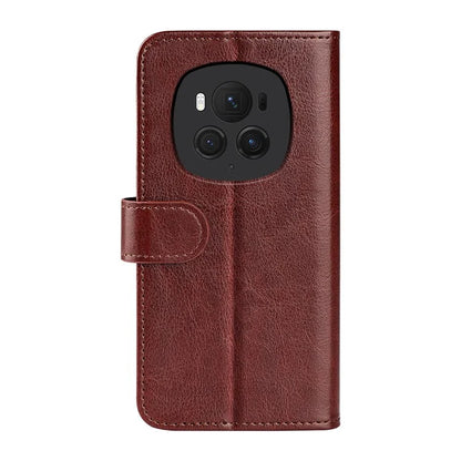 For Honor Magic6 Pro 5G Wallet Case Anti-Drop PU Leather Phone Cover