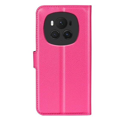 For Honor Magic6 Pro 5G Phone Case Litchi Texture PU Leather Flip Cover