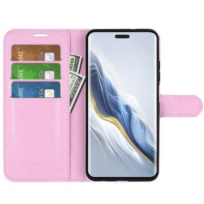 For Honor Magic6 Pro 5G Phone Case Litchi Texture PU Leather Flip Cover