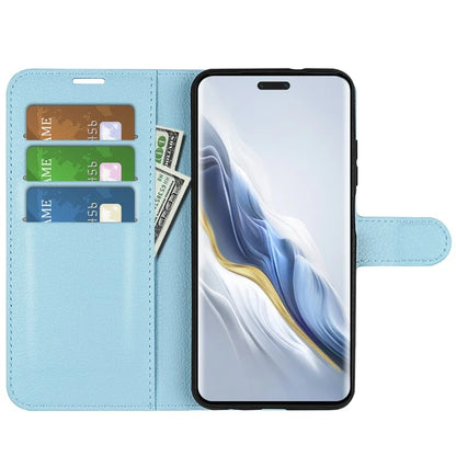 For Honor Magic6 Pro 5G Phone Case Litchi Texture PU Leather Flip Cover