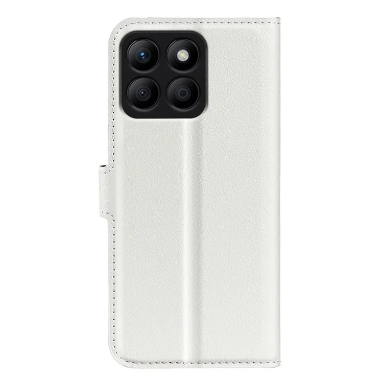 For Honor X8b 4G Leather Wallet Case Litchi Texture Protective Phone Cover