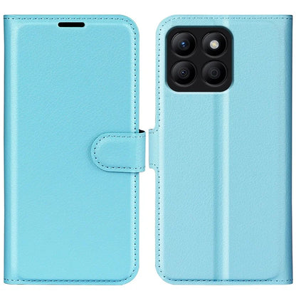 For Honor X8b 4G Leather Wallet Case Litchi Texture Protective Phone Cover
