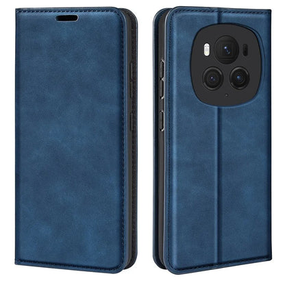 For Honor Magic6 Pro 5G Case Skin-Touch PU Leather Protective Phone Cover