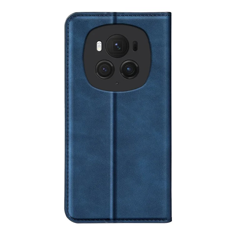 For Honor Magic6 Pro 5G Case Skin-Touch PU Leather Protective Phone Cover
