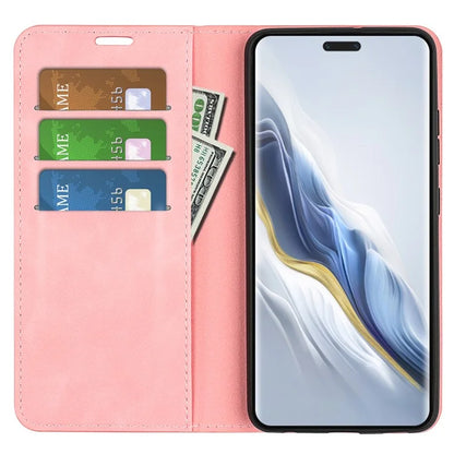 For Honor Magic6 Pro 5G Case Skin-Touch PU Leather Protective Phone Cover