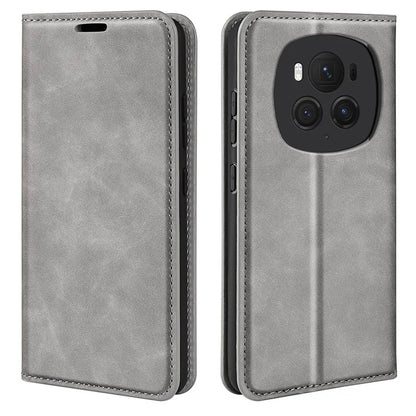 For Honor Magic6 Pro 5G Case Skin-Touch PU Leather Protective Phone Cover