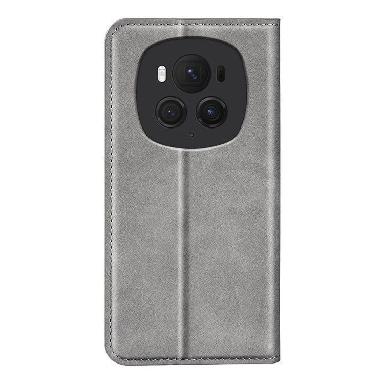 For Honor Magic6 Pro 5G Case Skin-Touch PU Leather Protective Phone Cover