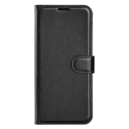 For Realme 12+ 5G Case Litchi Texture PU Leather Folio Flip Wallet Phone Cover