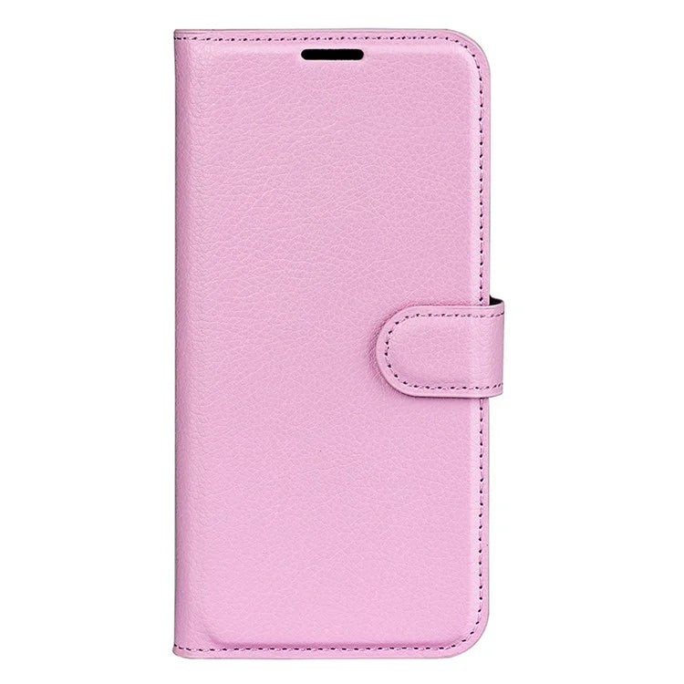 For Realme 12+ 5G Case Litchi Texture PU Leather Folio Flip Wallet Phone Cover