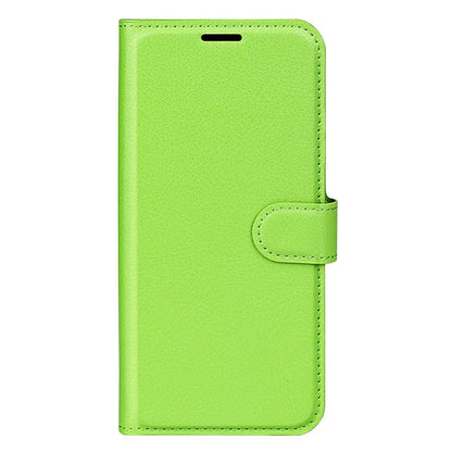 For Realme 12+ 5G Case Litchi Texture PU Leather Folio Flip Wallet Phone Cover