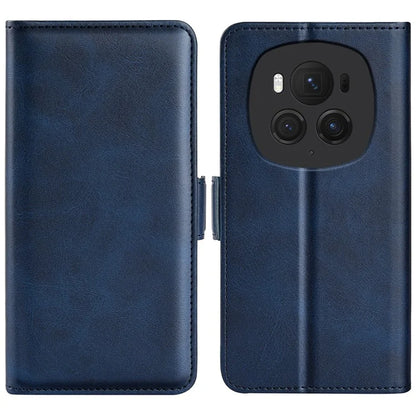 For Honor Magic6 Pro 5G Phone Case Dual Magnetic Clasp Leather Flip Cover