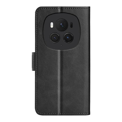 For Honor Magic6 Pro 5G Phone Case Dual Magnetic Clasp Leather Flip Cover
