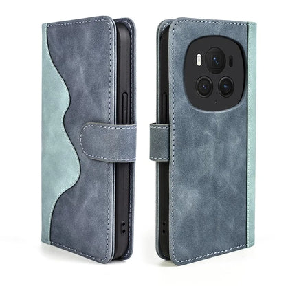 For Honor Magic6 Pro 5G Case PU Leather Color Splicing Wallet Phone Cover